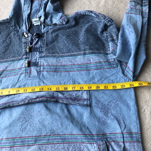 ARK IMPORTS - 100% cotton anorak pullover sweater - Picture 4 of 11